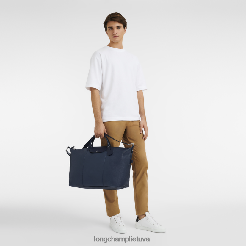 Longchamp le foulonne kelioninis krepšys karinis jūrų laivynas moterys krepšiai X6B2TB828