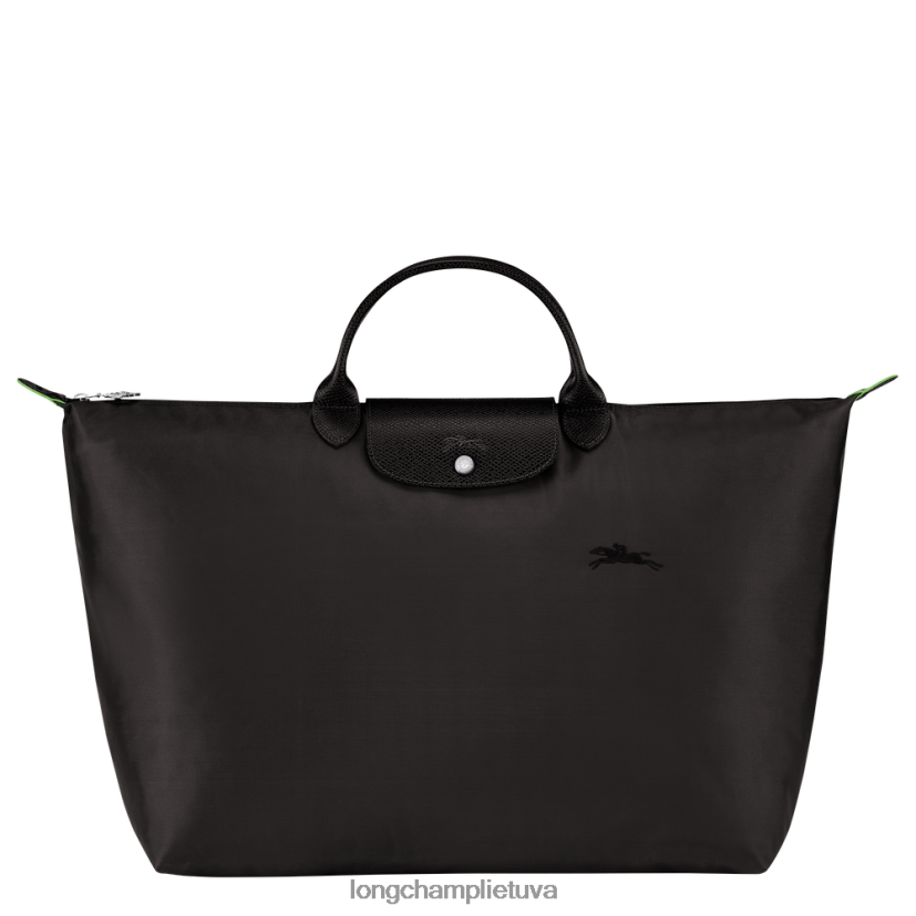 Longchamp le pliage green kelioninis krepšys juodas moterys krepšiai X6B2TB786