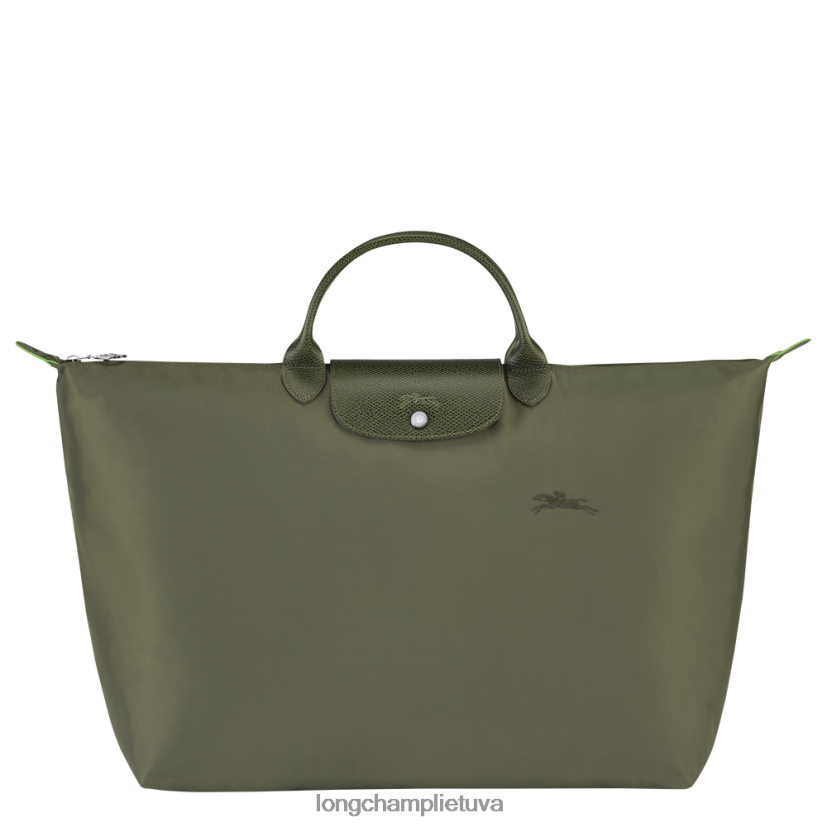 Longchamp le pliage green kelioninis krepšys miškas moterys krepšiai X6B2TB787