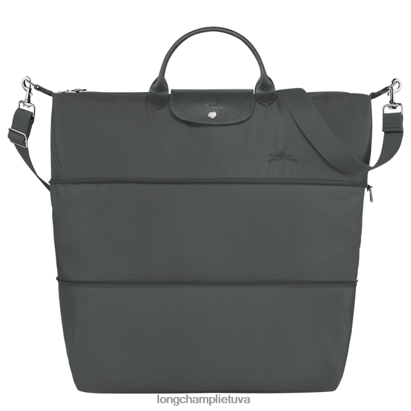 Longchamp le pliage green plečiamas kelioninis krepšys grafitas moterys krepšiai X6B2TB803