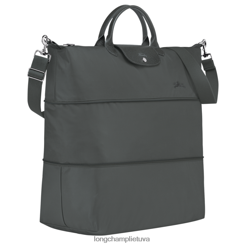Longchamp le pliage green plečiamas kelioninis krepšys grafitas moterys krepšiai X6B2TB803