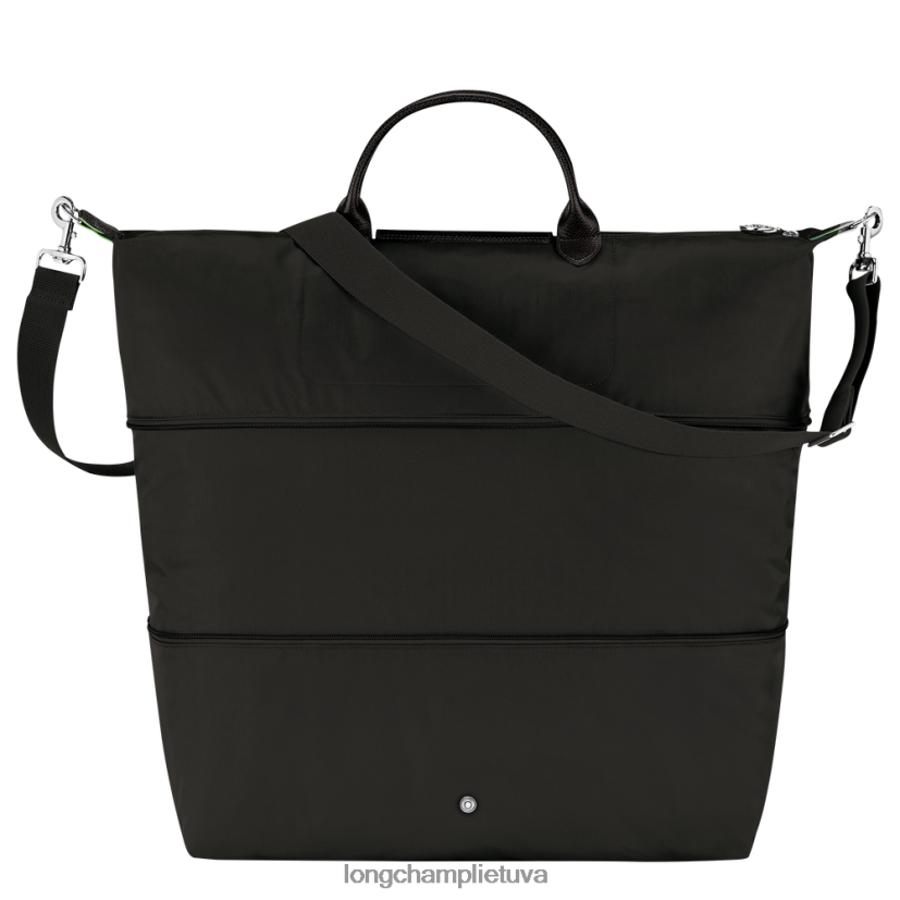 Longchamp le pliage green plečiamas kelioninis krepšys juodas moterys krepšiai X6B2TB800