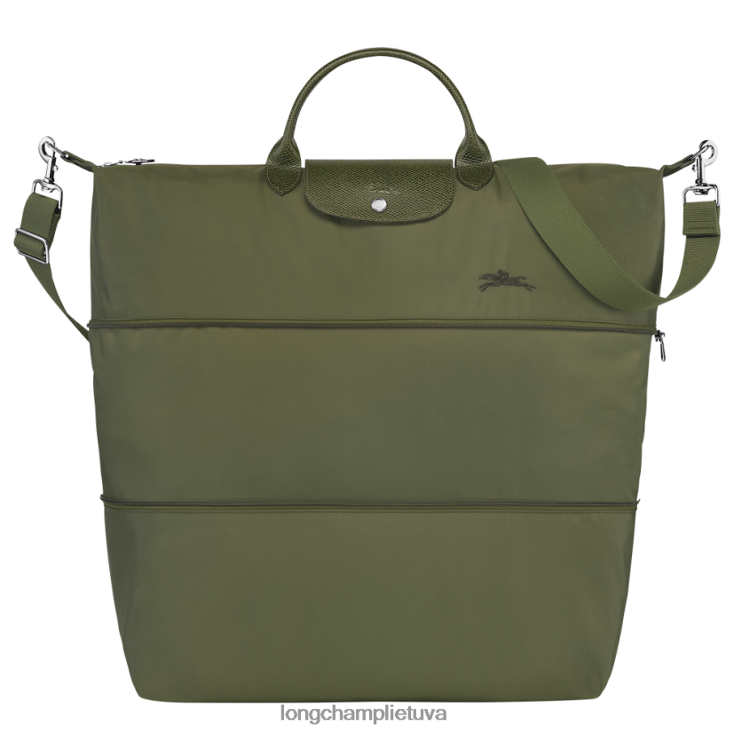 Longchamp le pliage green plečiamas kelioninis krepšys miškas moterys krepšiai X6B2TB801
