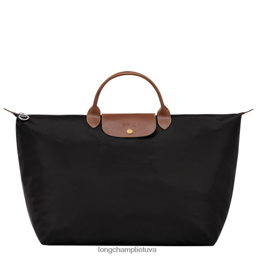 Longchamp le pliage originalus kelioninis krepšys juodas moterys krepšiai X6B2TB805