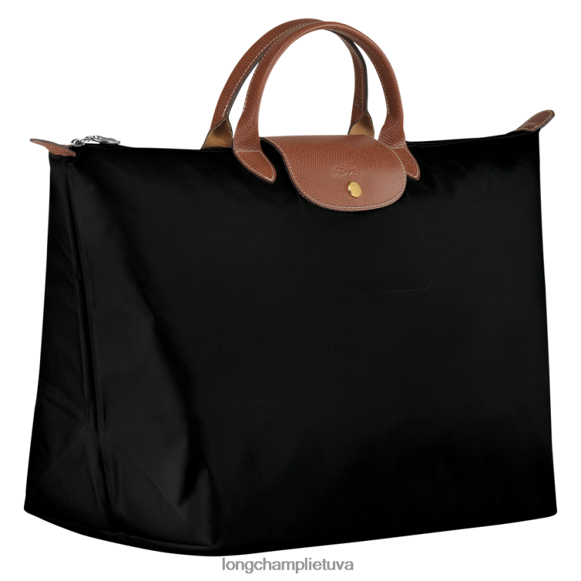 Longchamp le pliage originalus kelioninis krepšys juodas moterys krepšiai X6B2TB805