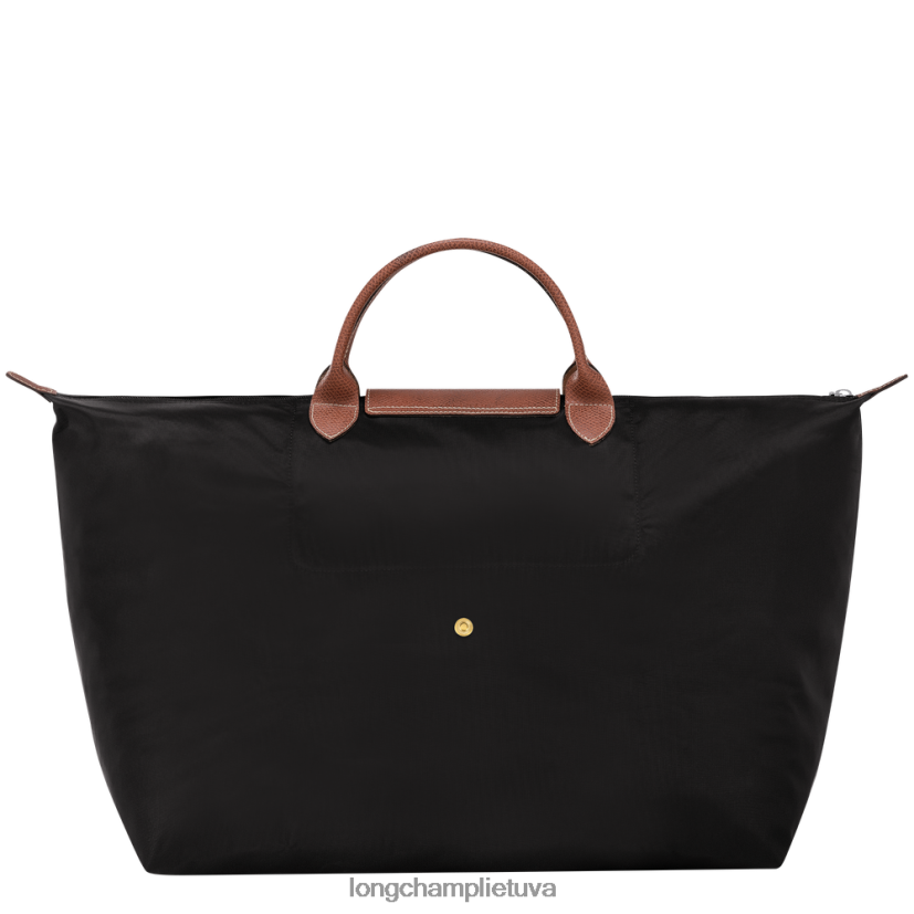 Longchamp le pliage originalus kelioninis krepšys juodas moterys krepšiai X6B2TB805