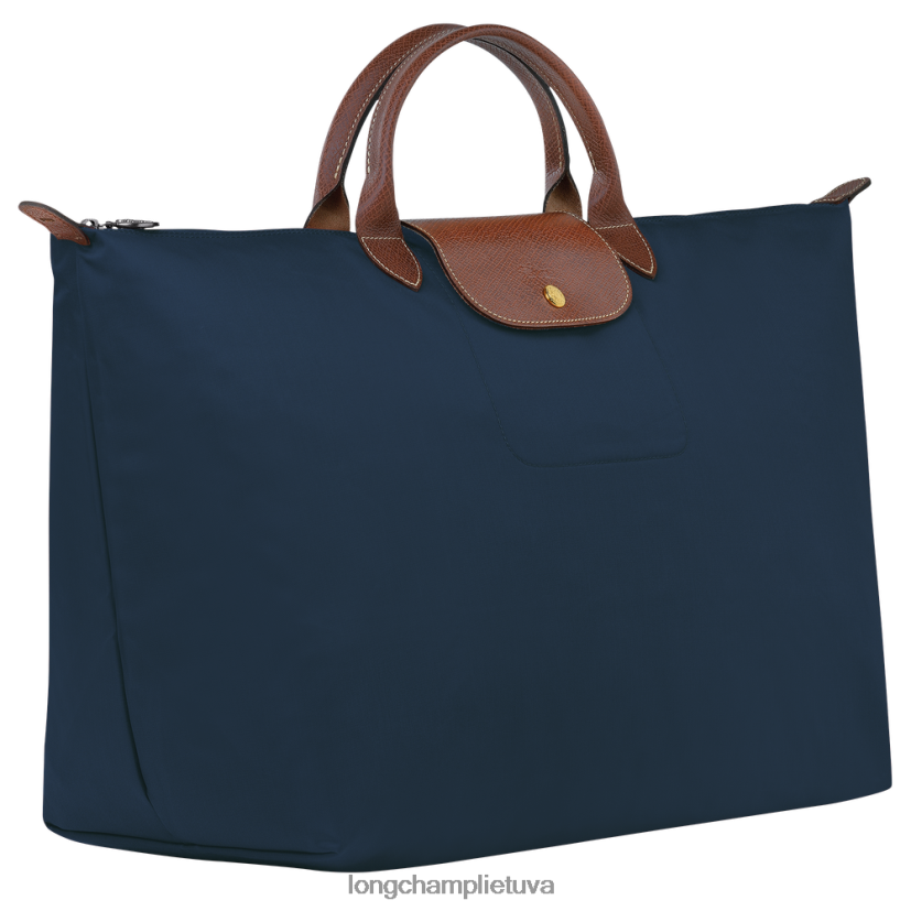 Longchamp le pliage originalus kelioninis krepšys karinis jūrų laivynas moterys krepšiai X6B2TB808