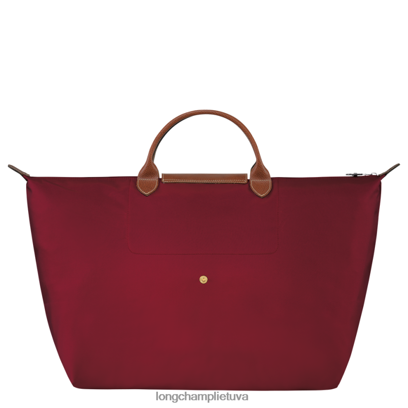 Longchamp le pliage originalus kelioninis krepšys raudona moterys krepšiai X6B2TB807