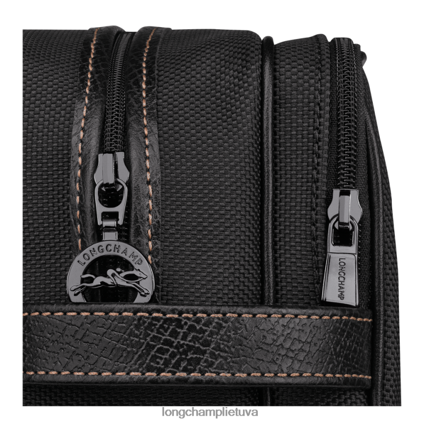 Longchamp Boxford tualeto reikmenų dėklas juodas moterys krepšiai X6B2TB862