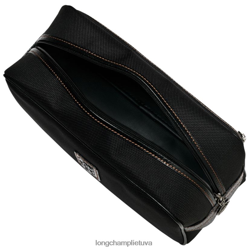 Longchamp Boxford tualeto reikmenų dėklas juodas moterys krepšiai X6B2TB865