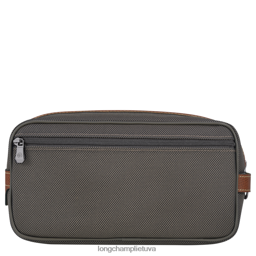Longchamp Boxford tualeto reikmenų dėklas rudas moterys krepšiai X6B2TB866