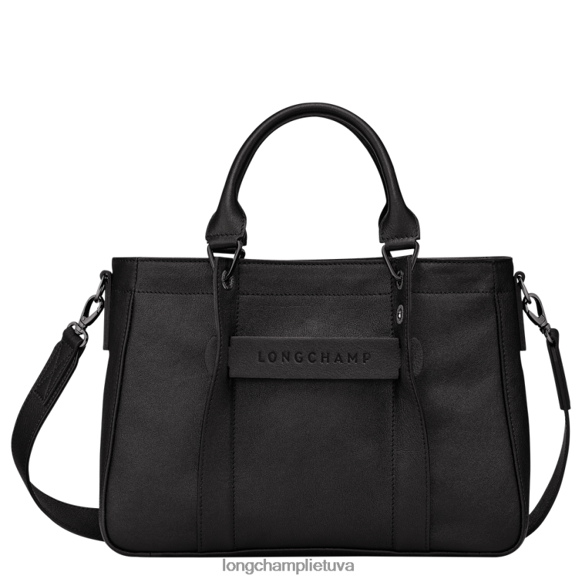 Longchamp 3d rankine juodas moterys krepšiai X6B2TB176