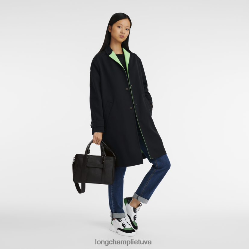 Longchamp 3d rankine juodas moterys krepšiai X6B2TB176