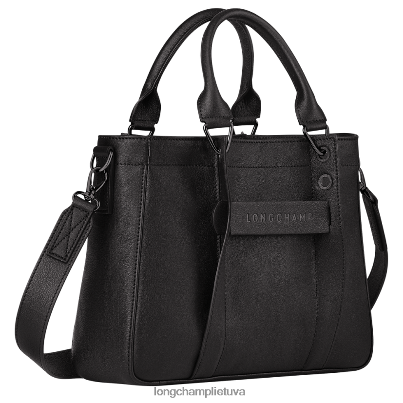 Longchamp 3d rankine juodas moterys krepšiai X6B2TB176