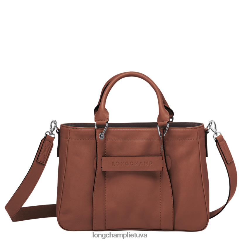 Longchamp 3d rankine konjako moterys krepšiai X6B2TB180