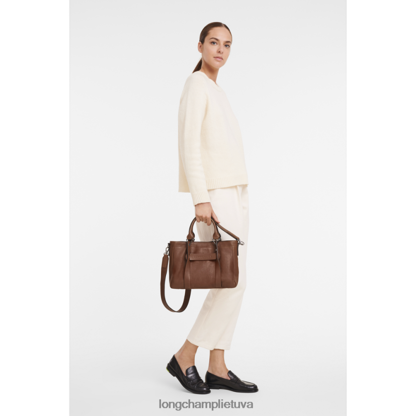 Longchamp 3d rankine konjako moterys krepšiai X6B2TB180
