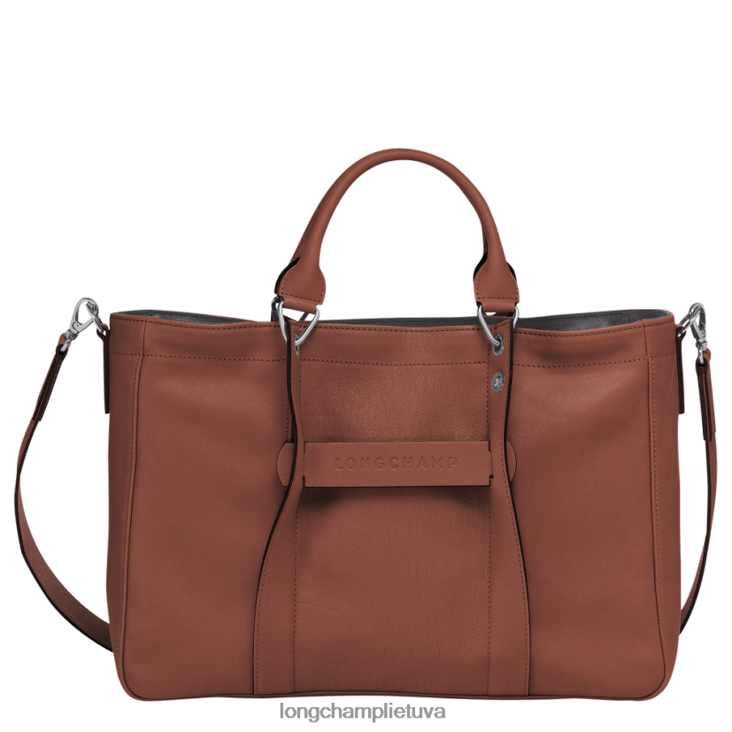 Longchamp 3d rankine konjako moterys krepšiai X6B2TB185