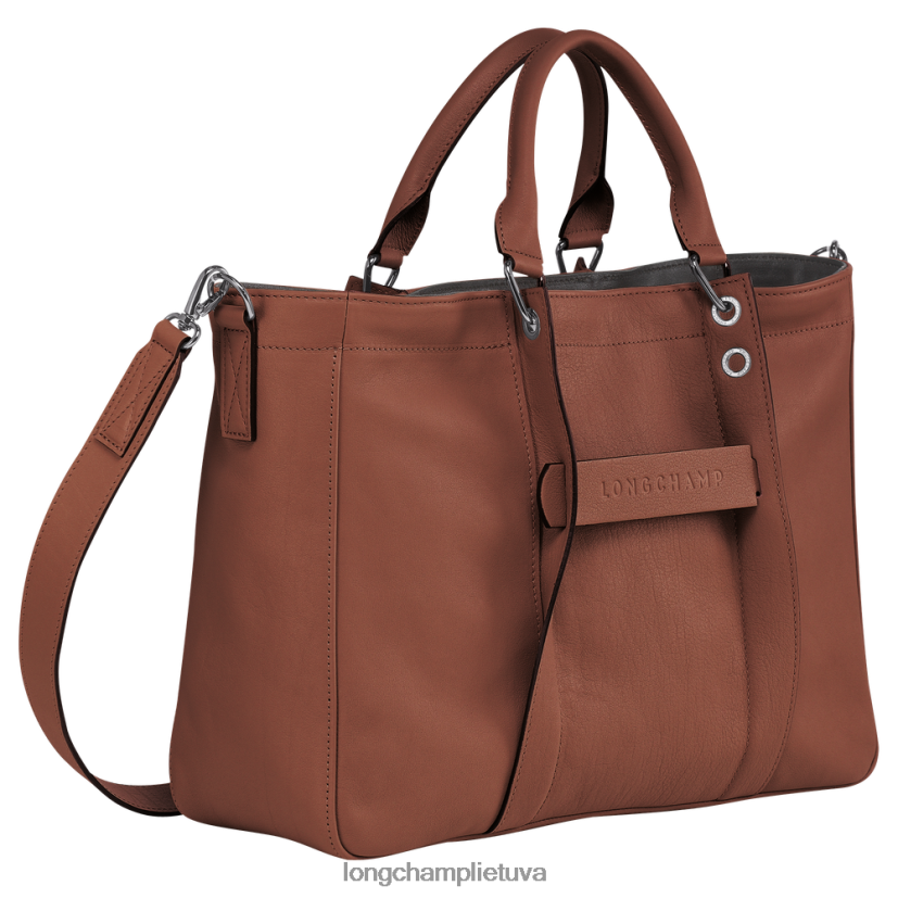 Longchamp 3d rankine konjako moterys krepšiai X6B2TB185