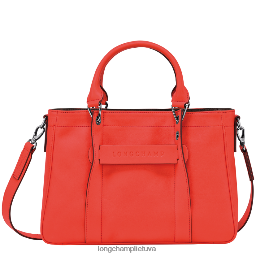 Longchamp 3d rankine oranžinė moterys krepšiai X6B2TB179