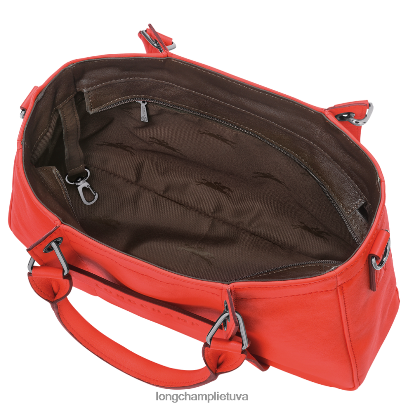 Longchamp 3d rankine oranžinė moterys krepšiai X6B2TB179