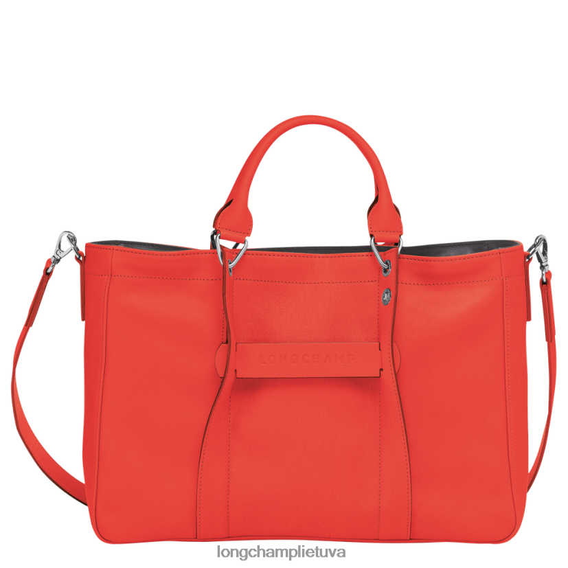 Longchamp 3d rankine oranžinė moterys krepšiai X6B2TB184