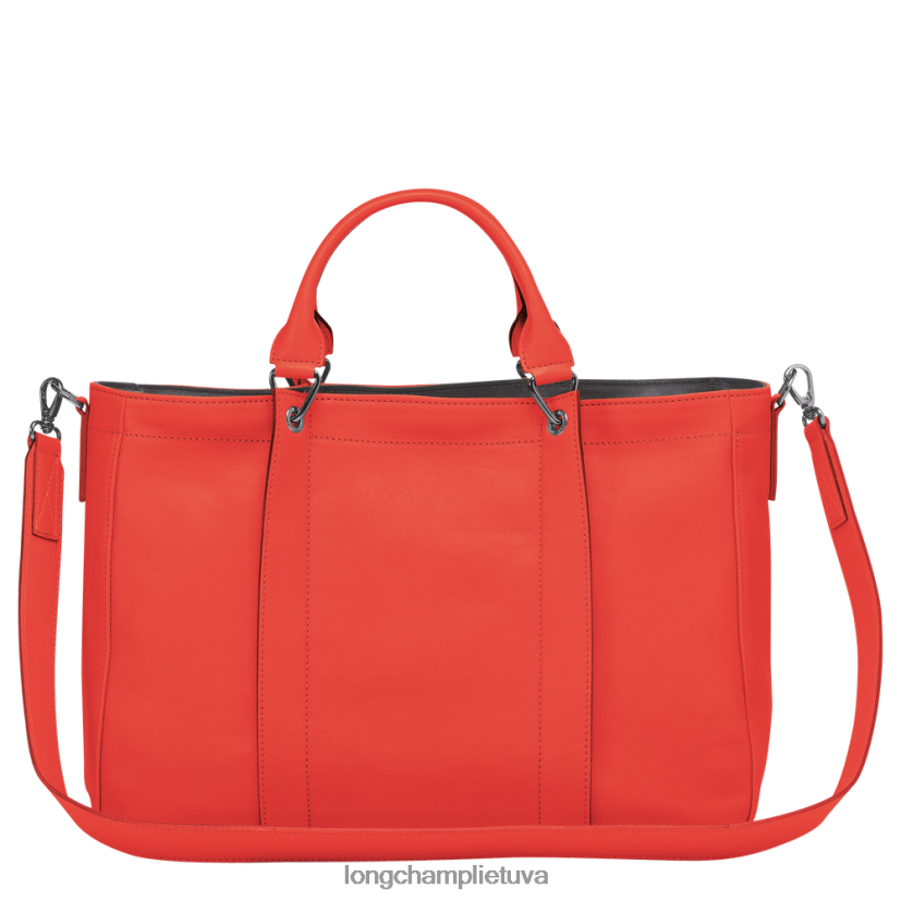 Longchamp 3d rankine oranžinė moterys krepšiai X6B2TB184