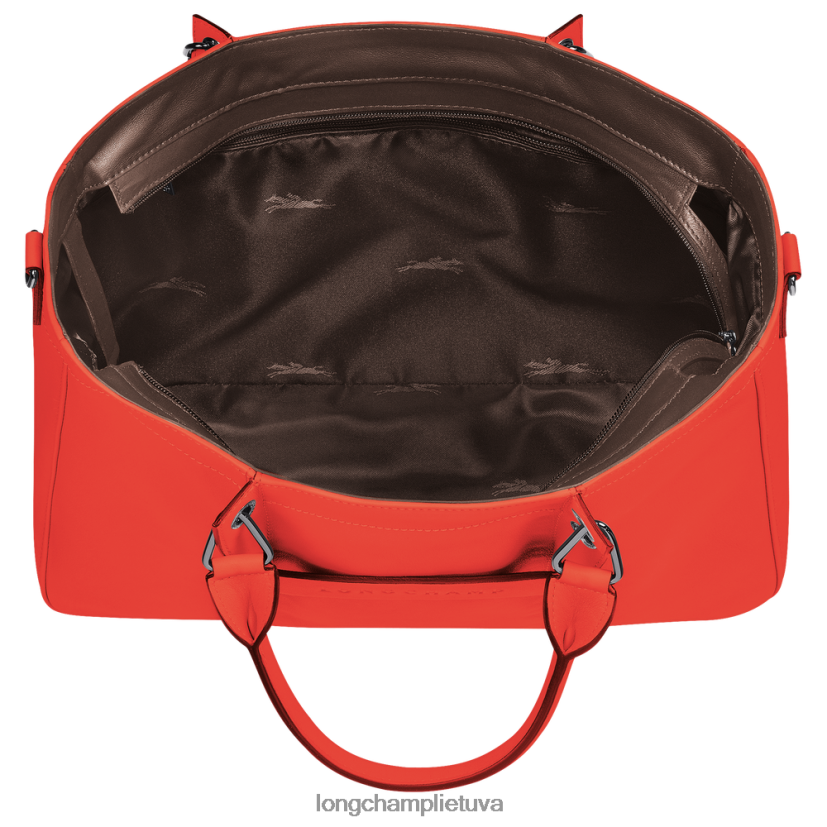 Longchamp 3d rankine oranžinė moterys krepšiai X6B2TB184