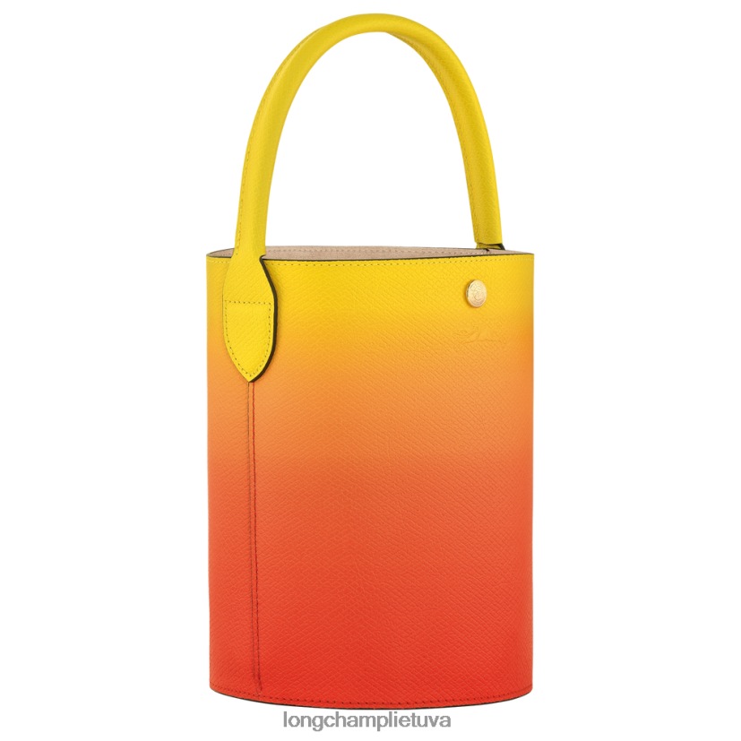 Longchamp epure kibiras maišas geltona/oranžinė moterys krepšiai X6B2TB133