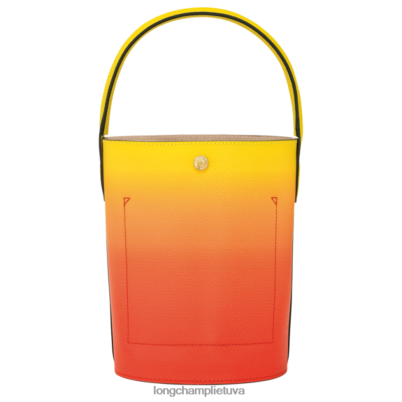 Longchamp epure kibiras maišas geltona/oranžinė moterys krepšiai X6B2TB133