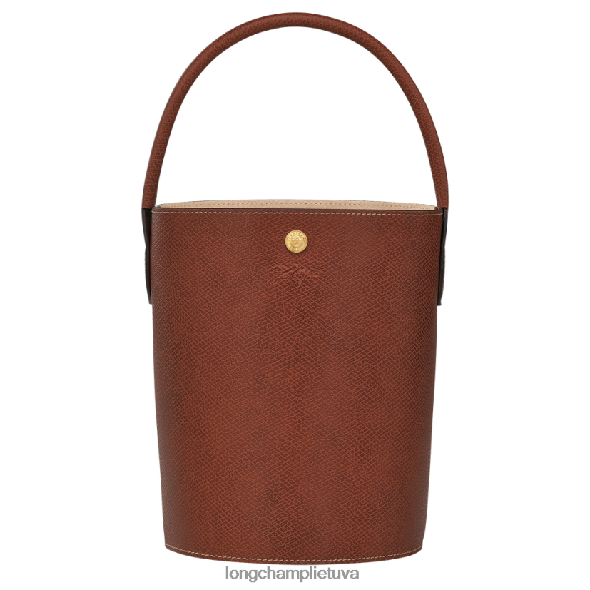 Longchamp epure kibiras maišas rudas moterys krepšiai X6B2TB135