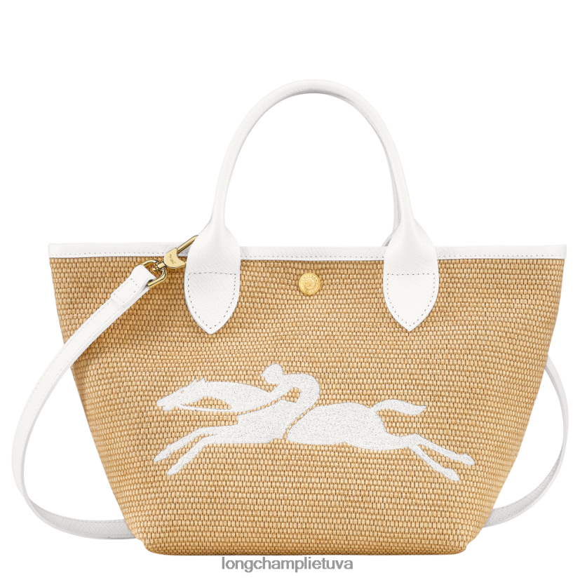 Longchamp le panier pliage krepšys baltas moterys krepšiai X6B2TB63