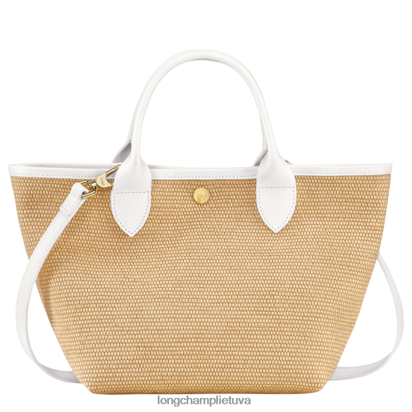 Longchamp le panier pliage krepšys baltas moterys krepšiai X6B2TB63