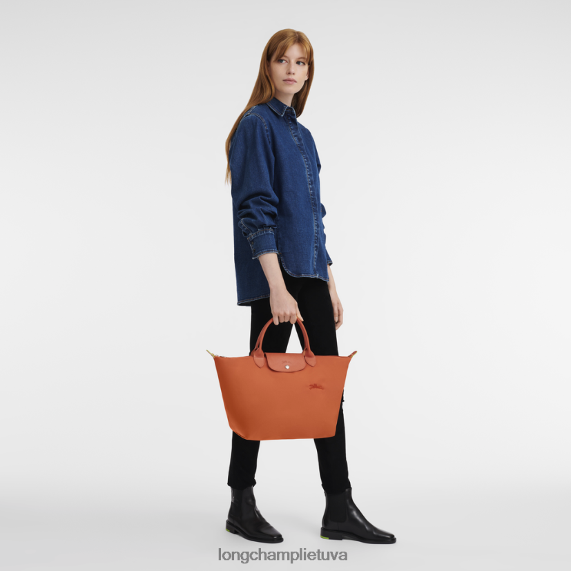 Longchamp le pliage žalia rankinė carot moterys krepšiai X6B2TB196