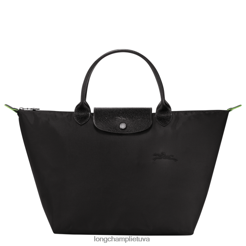 Longchamp le pliage žalia rankinė juodas moterys krepšiai X6B2TB192