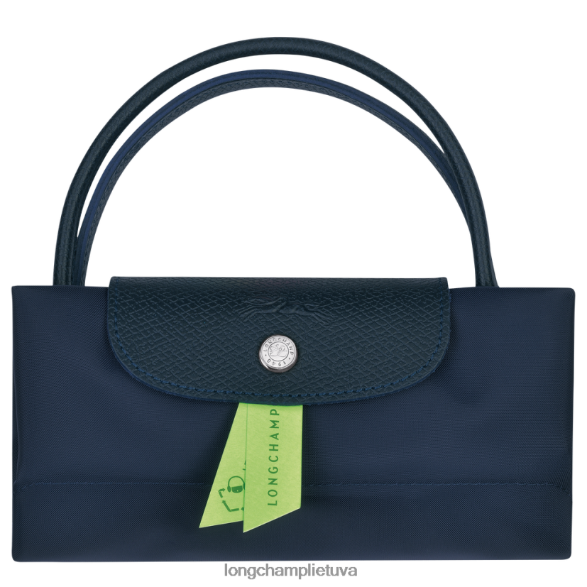 Longchamp le pliage žalia rankinė karinis jūrų laivynas moterys krepšiai X6B2TB190