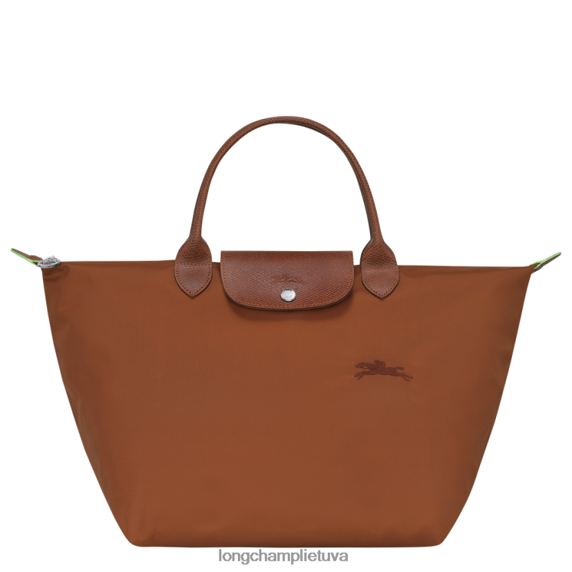 Longchamp le pliage žalia rankinė konjako moterys krepšiai X6B2TB42