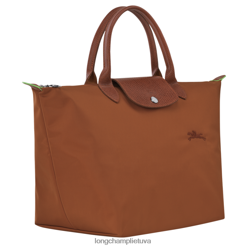 Longchamp le pliage žalia rankinė konjako moterys krepšiai X6B2TB42