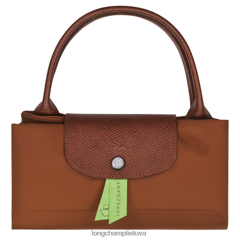 Longchamp le pliage žalia rankinė konjako moterys krepšiai X6B2TB42