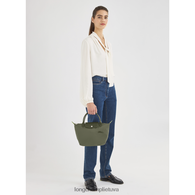 Longchamp le pliage žalia rankinė miškas moterys krepšiai X6B2TB187