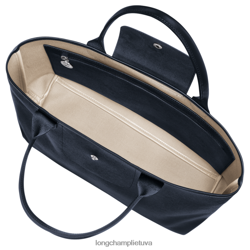 Longchamp le pliage city krepšys karinis jūrų laivynas moterys krepšiai X6B2TB86
