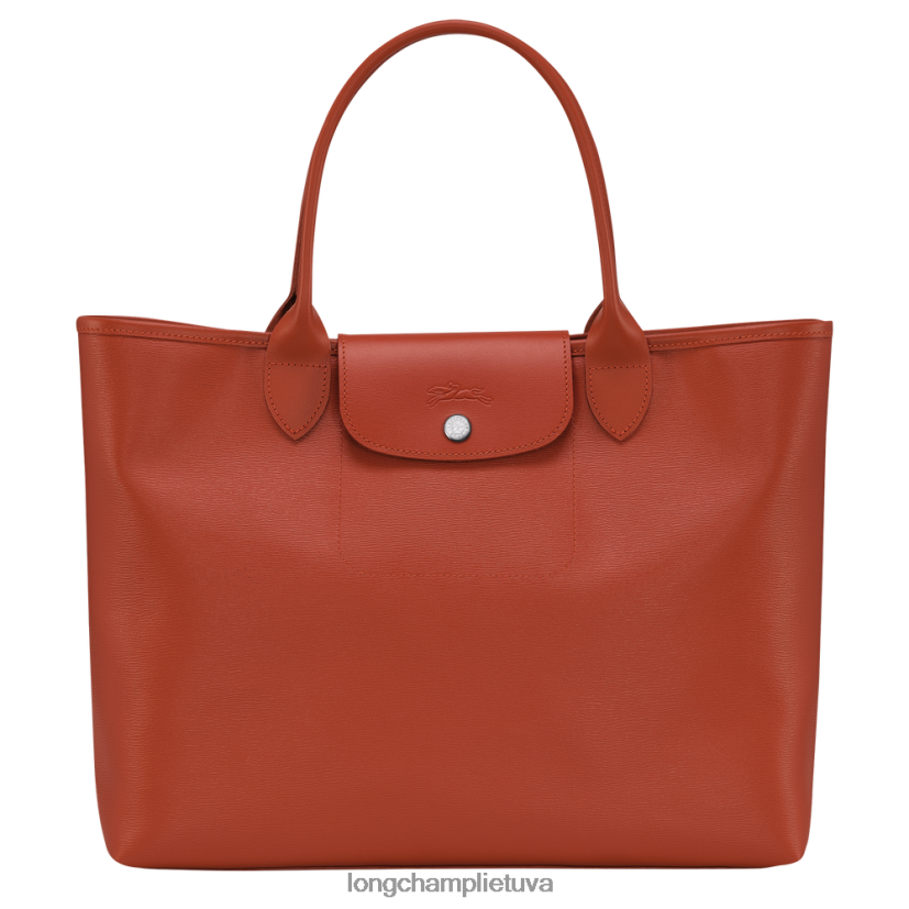 Longchamp le pliage city krepšys terakotos moterys krepšiai X6B2TB85