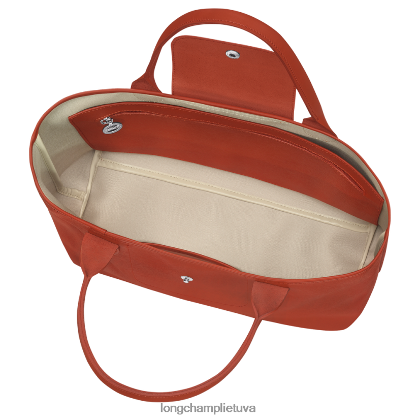 Longchamp le pliage city krepšys terakotos moterys krepšiai X6B2TB85