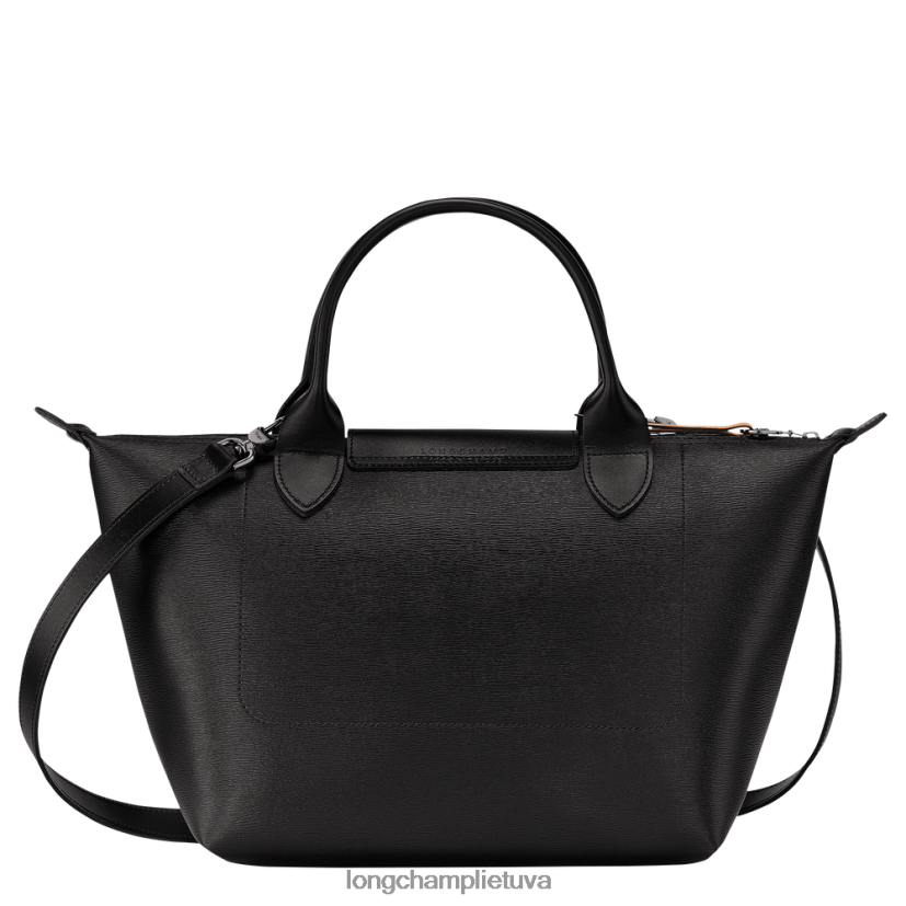 Longchamp le pliage city viršutinės rankenos krepšys juodas moterys krepšiai X6B2TB87
