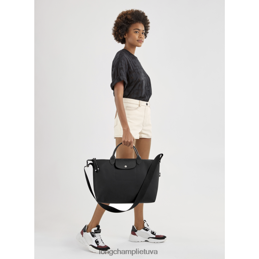 Longchamp le pliage energy rankinė juodas moterys krepšiai X6B2TB79