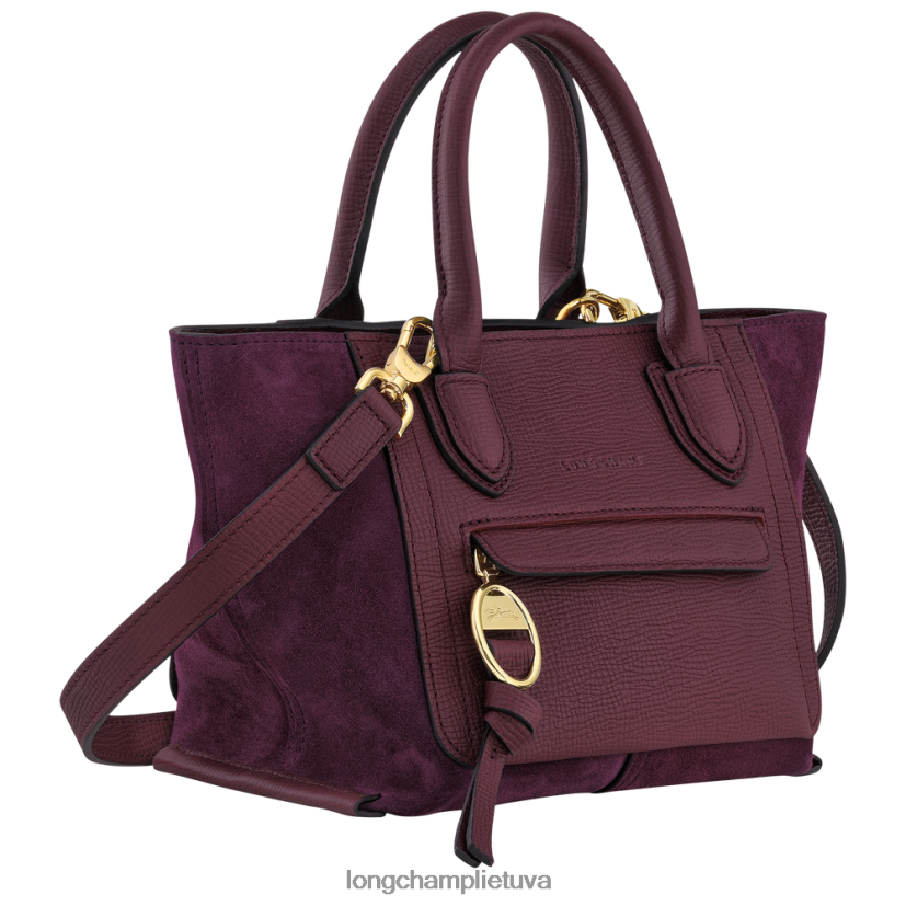 Longchamp pašto dėžutės rankinė bordo moterys krepšiai X6B2TB159