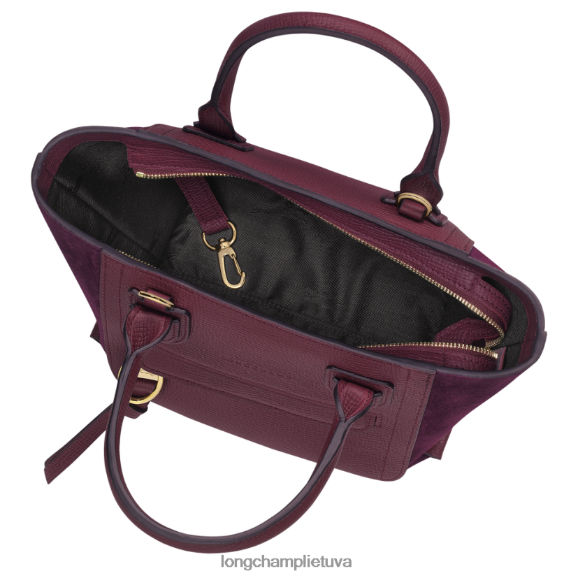 Longchamp pašto dėžutės rankinė bordo moterys krepšiai X6B2TB159