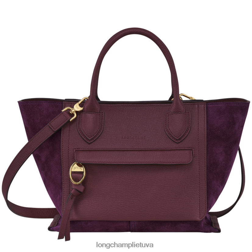 Longchamp pašto dėžutės rankinė bordo moterys krepšiai X6B2TB161