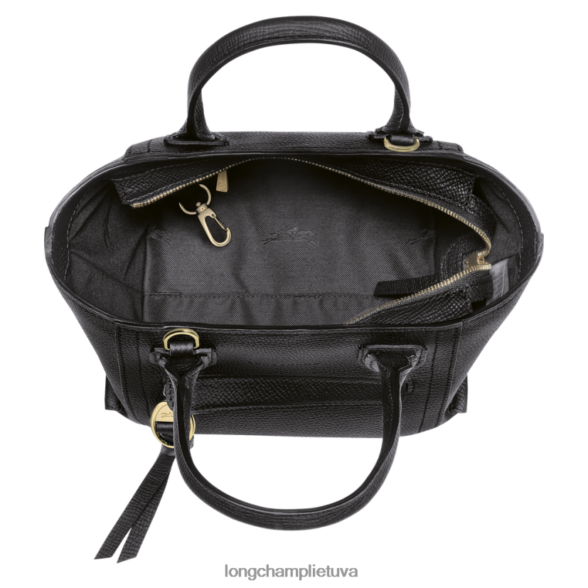 Longchamp pašto dėžutės rankinė juodas moterys krepšiai X6B2TB163