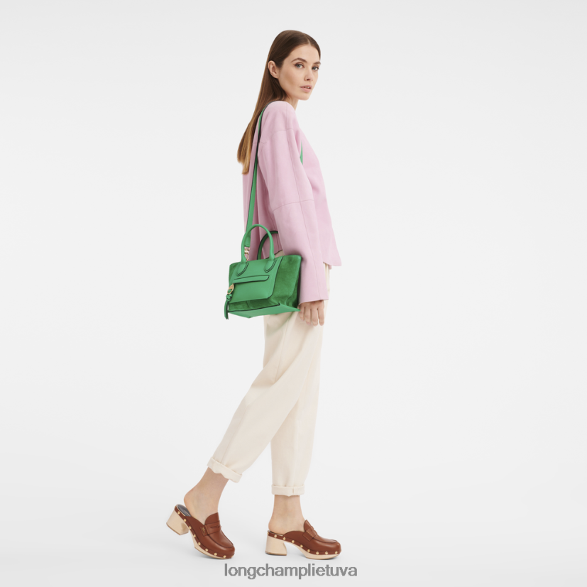 Longchamp pašto dėžutės rankinė žolė / žalia šviesa moterys krepšiai X6B2TB160