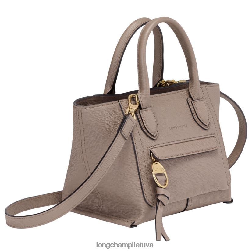 Longchamp pašto dėžutės rankinė taupe moterys krepšiai X6B2TB164